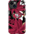 NFL San Francisco 49ers Tropical Print iPhone 15 Impact Case